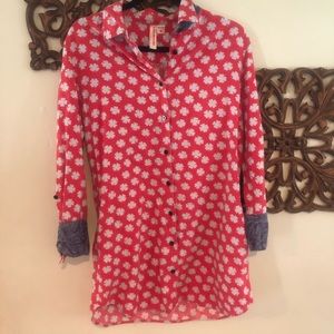 Lucky Brand Flannel Sleep Shirt